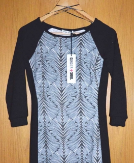 NEU Kleid von Ginger+Soul in Größe S schwarz weiß Muster