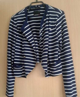 Gestreifter Stoff - Blazer