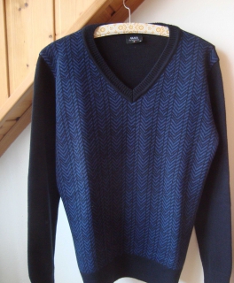 AR-MA Pullover mit Fischgrätenmuster