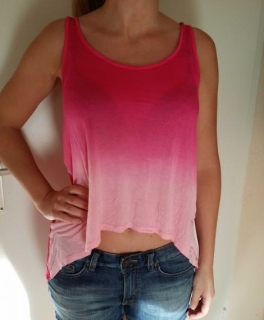 Pinkes Ombre Top