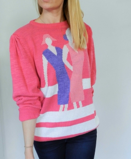 oversize vintage granny hipster blogger pulli