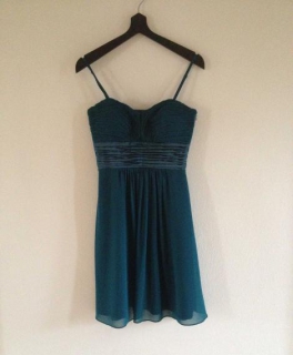 Abendkleid kurz petrol Montego