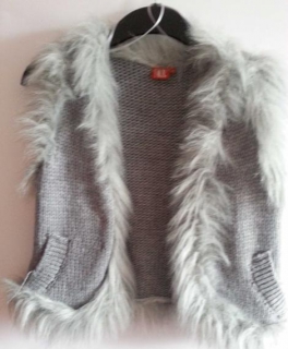 Graue Fellweste Gr. M