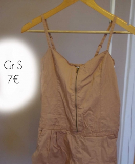 Jumpsuit Rehbraun Kupfer