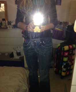 Jeans, dunkelblau, Hose, von 10 Feet