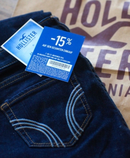 hollister skinny jeans neu mit Etikett und Gutschein