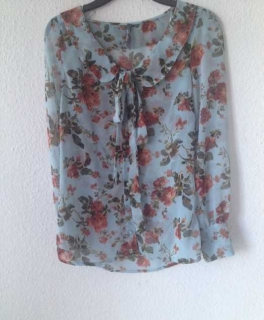 Bluse Chiffon Transparent