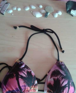 Bikini Oberteil Palmen Exotisch