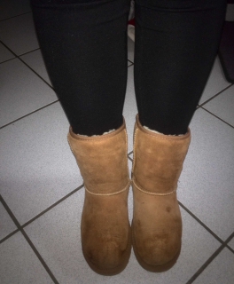 beige UGG Boots 