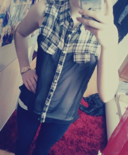 Bluse mit Karomuster von Tally Weijl