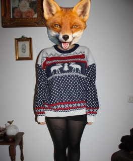 Weihnachtspullover Oversized