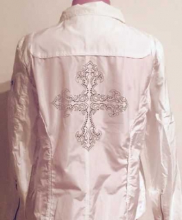 MILESTONE // Weiße Bikerjacke