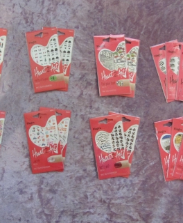 20 mal Fing´rs Heart2Art Tattoo Nail Art Naildesign, Neu&OVP