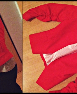 Figurbetonter Roter Blazer