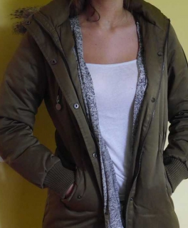 Daunenjacke VILA wie NEU Blogger Faux Fur Camel Coat