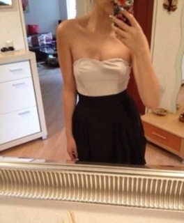 Zweifarbiges H&M Abendkleid