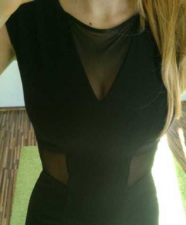 Mesh cut out Kleid :)