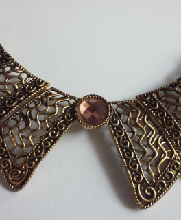 Statementkette Kette Vintage Bronze