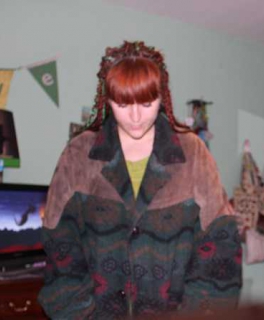 vintage mantel jacke azthek oversize norweger hippie winter gr M/L super zustand