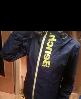 Blaue Neon Bench Winterjacke/Snowboardjacke