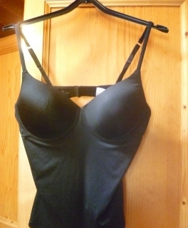 tolles Damen BH Hemd schwarz 85C