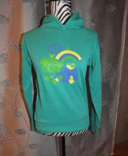 Kapuzenpullover in Grün