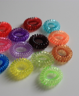 Telefonkabel- Haargummies - stell dir ein Paket zusammen