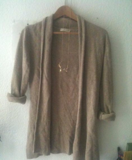 wolljacke // vintage // boho // strick // beige // wasserfall // waterfall