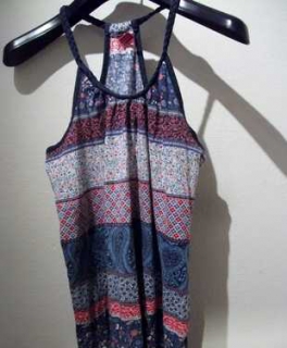  Top, süß, gemustert, bunt, blau, rot, geblümt / H&M Divided