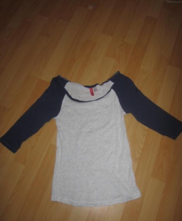 Grau-blaues College Oberteil