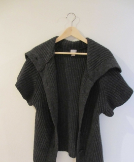 Strickjacke Oversize Style anthrazit dunkelgrau *S* H&M