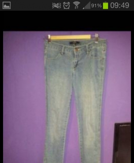 Jeans Hose blau 34 36