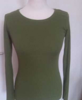 H&M Basic Shirt, giftgrün