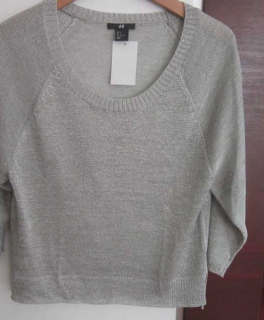 Pullover H&M silber /grau neu Gr. S Blogger Hipster Boho Urban Couture Noah