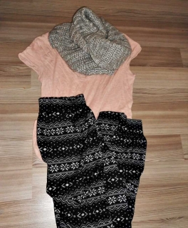 Gemütliche Hose mit Norwegermuster