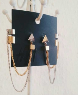 Fake Helix Ohrringe/Piercings!