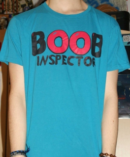 Witziges Boob Inspector T-shirt