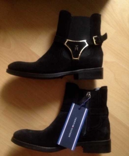 Tommy Hilfiger! Neu! Gr. 36 Schwarz! Wildleder