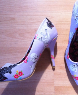 Iron Fist Lamm Schaf Pumps spitz NEU