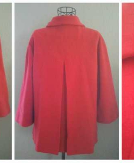 Roter Mantel Sixties Style