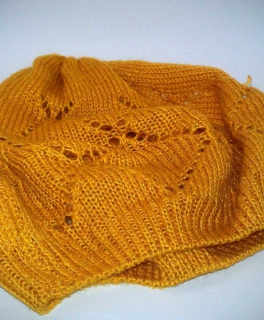 Strickmütze Ballonmütze Curry