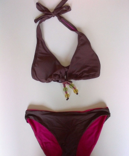 Brauner Triangel Bikini