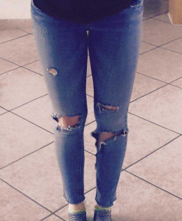 MORE&MORE //  Destroyed Jeans