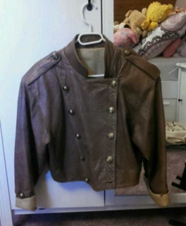 Vintage Echtlederjacke