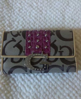 neuer Geldbeutel pink/beige mit Steinchen