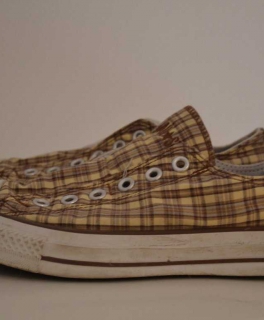 Converse Chucks All Star low kariert Slip On Hipster