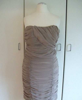  Nude Bandeau Kleid 34 36 38 Party Mini burlesque pin up lolita 