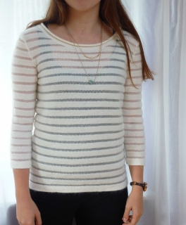H&M Streifen-Pulli S/36