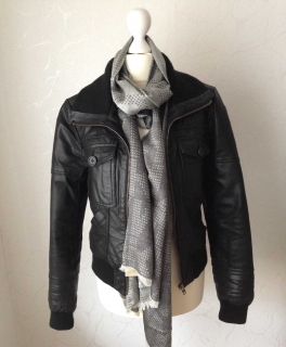 Vero Moda Lederjacke Gr. S schwarz Top Fetch Leather Jacket