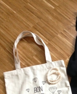 Cooler Stoffbeutel mit Print 